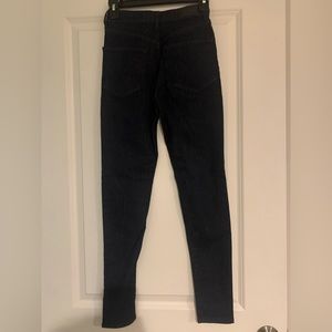 Express Dark Wash Skinny High Rise Jeans -00R